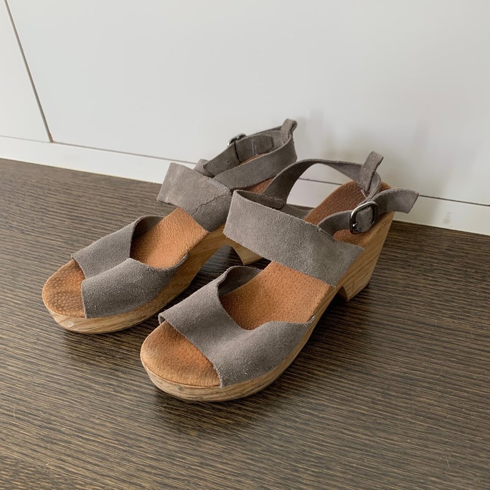 Free People Wooden Clogs